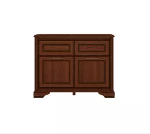 Тумба-комод Stylius орех донской KOM2D2S/80 за 25070 ₽